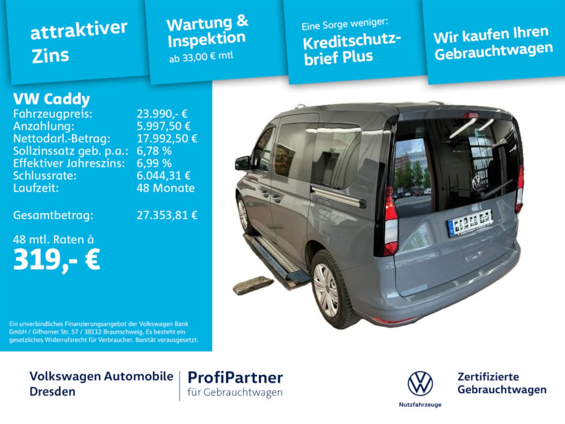 Volkswagen Caddy Basis-Modell