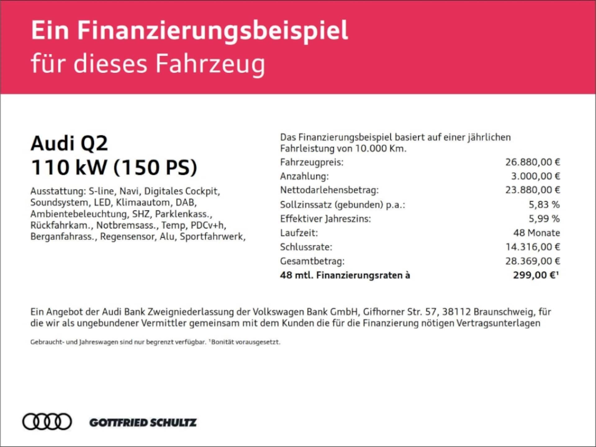 Audi Q2 S line