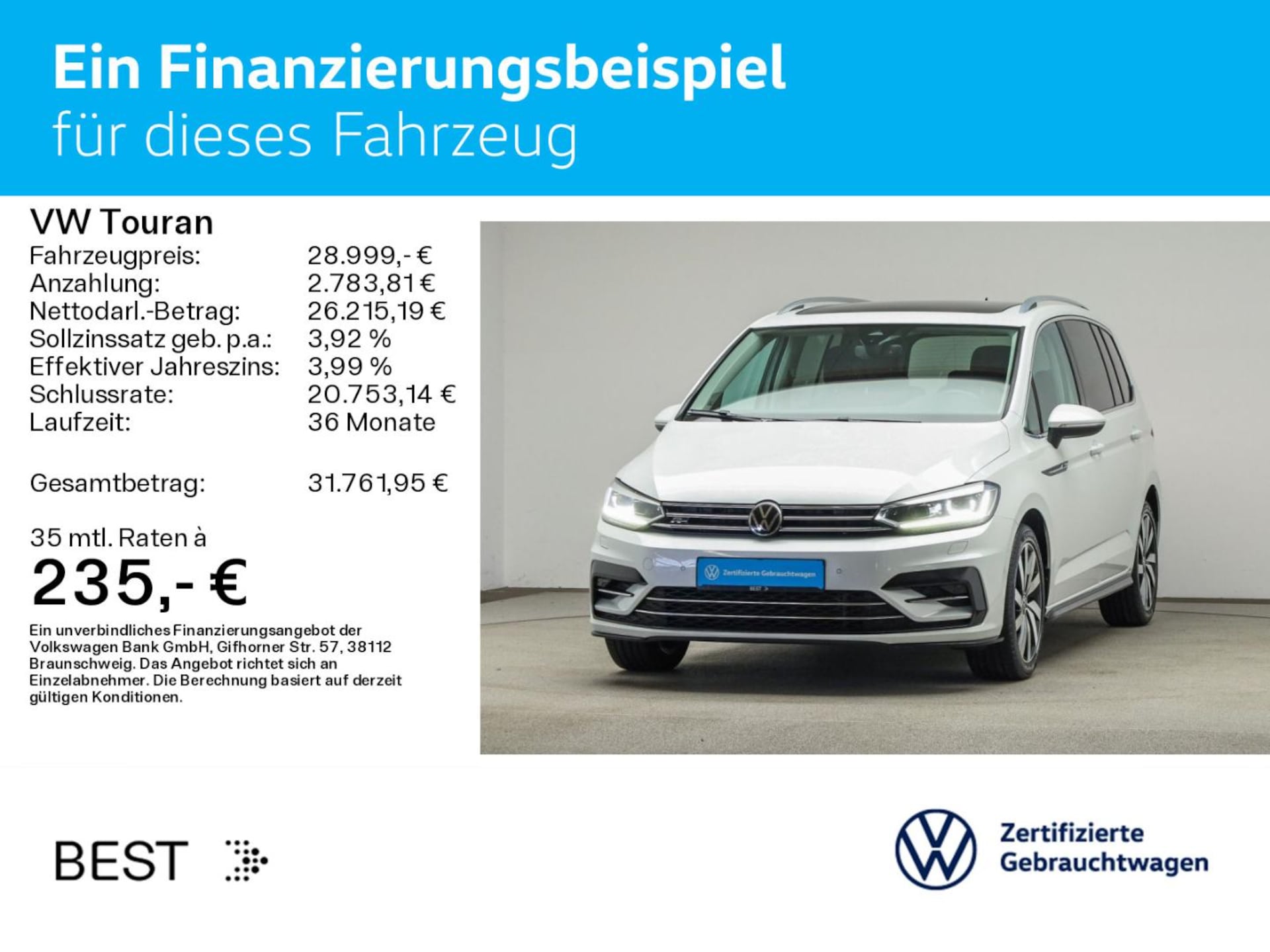 Volkswagen Touran Highline