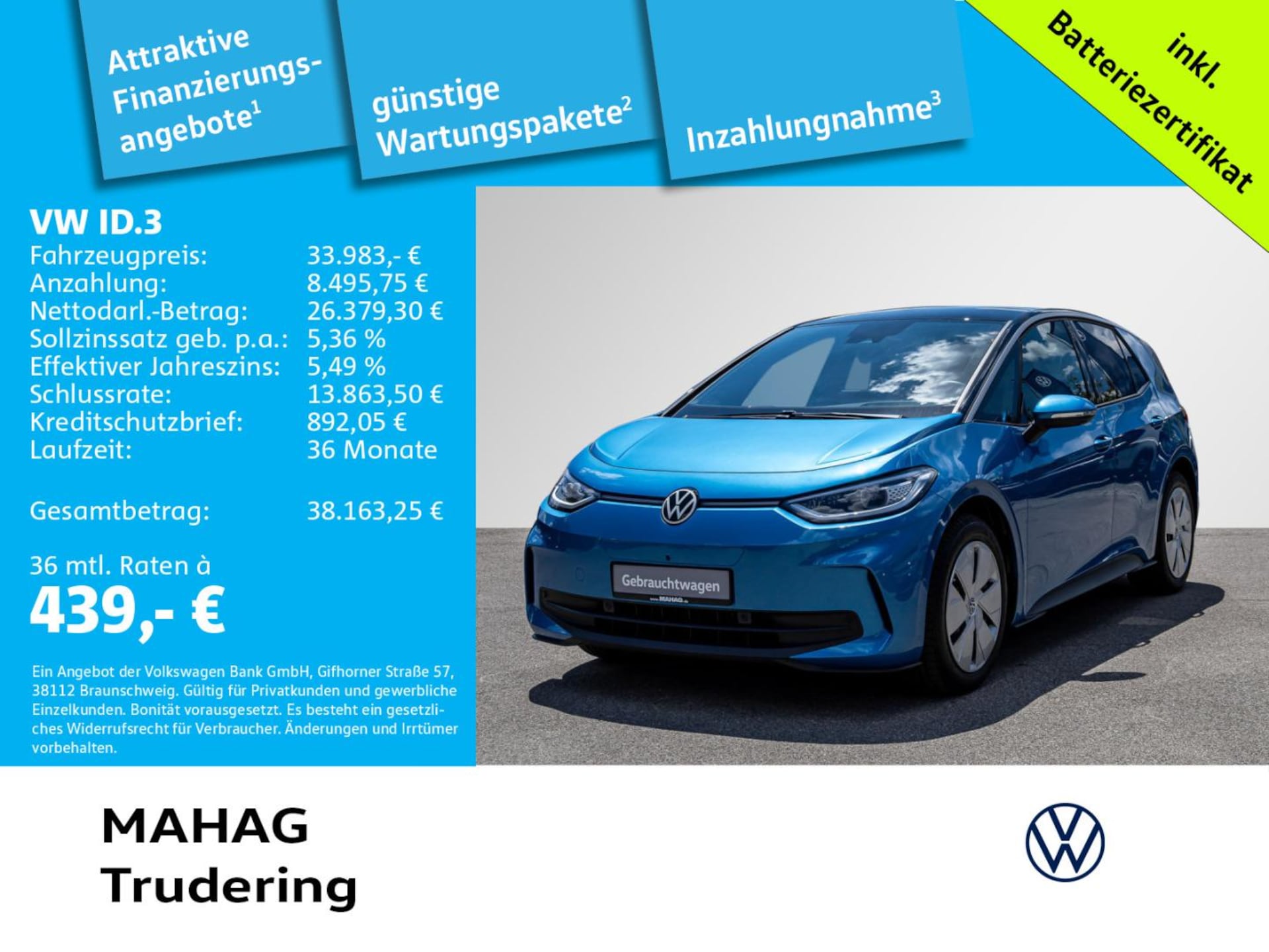 Volkswagen ID.3 Pro