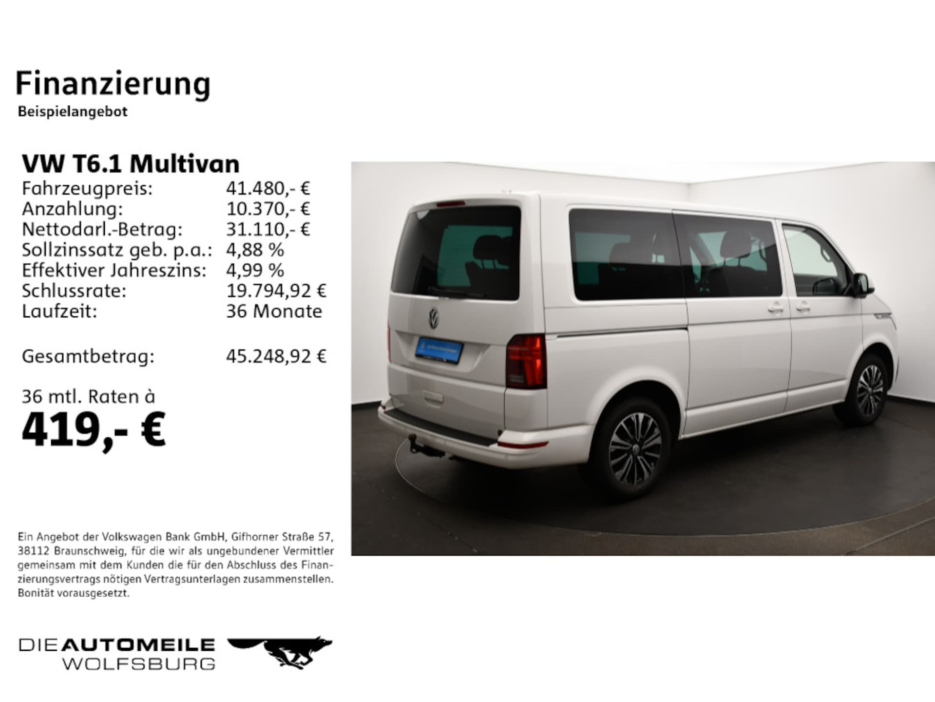 Volkswagen T6.1 Multivan Comfortline
