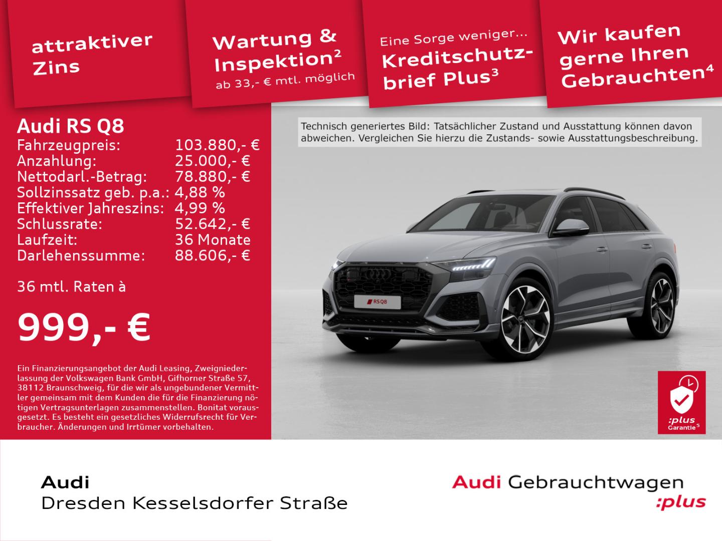 Image about Audi RS Q8 TFSI quattro tiptronic