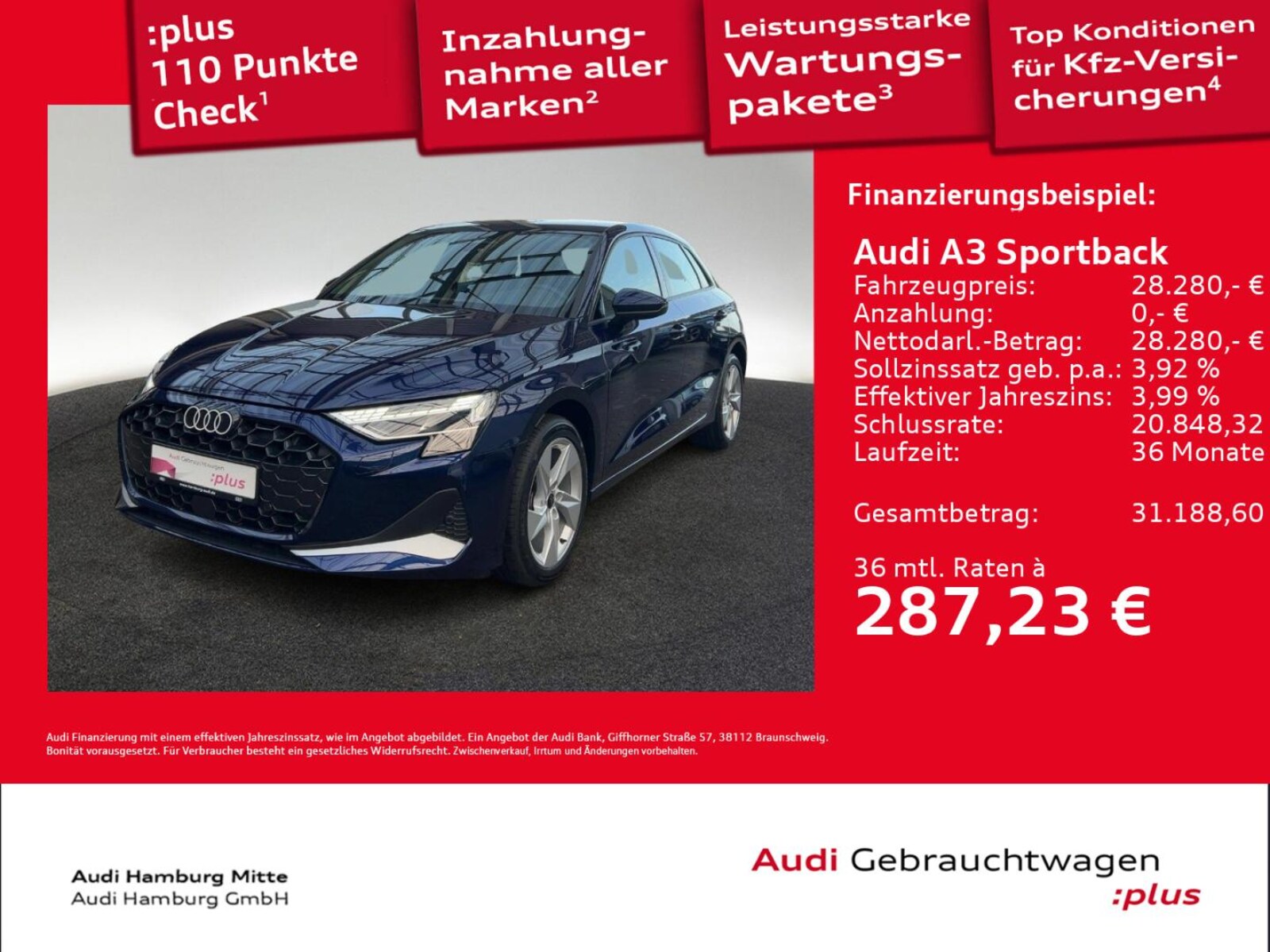 Audi A3 Sportback – Bild 2