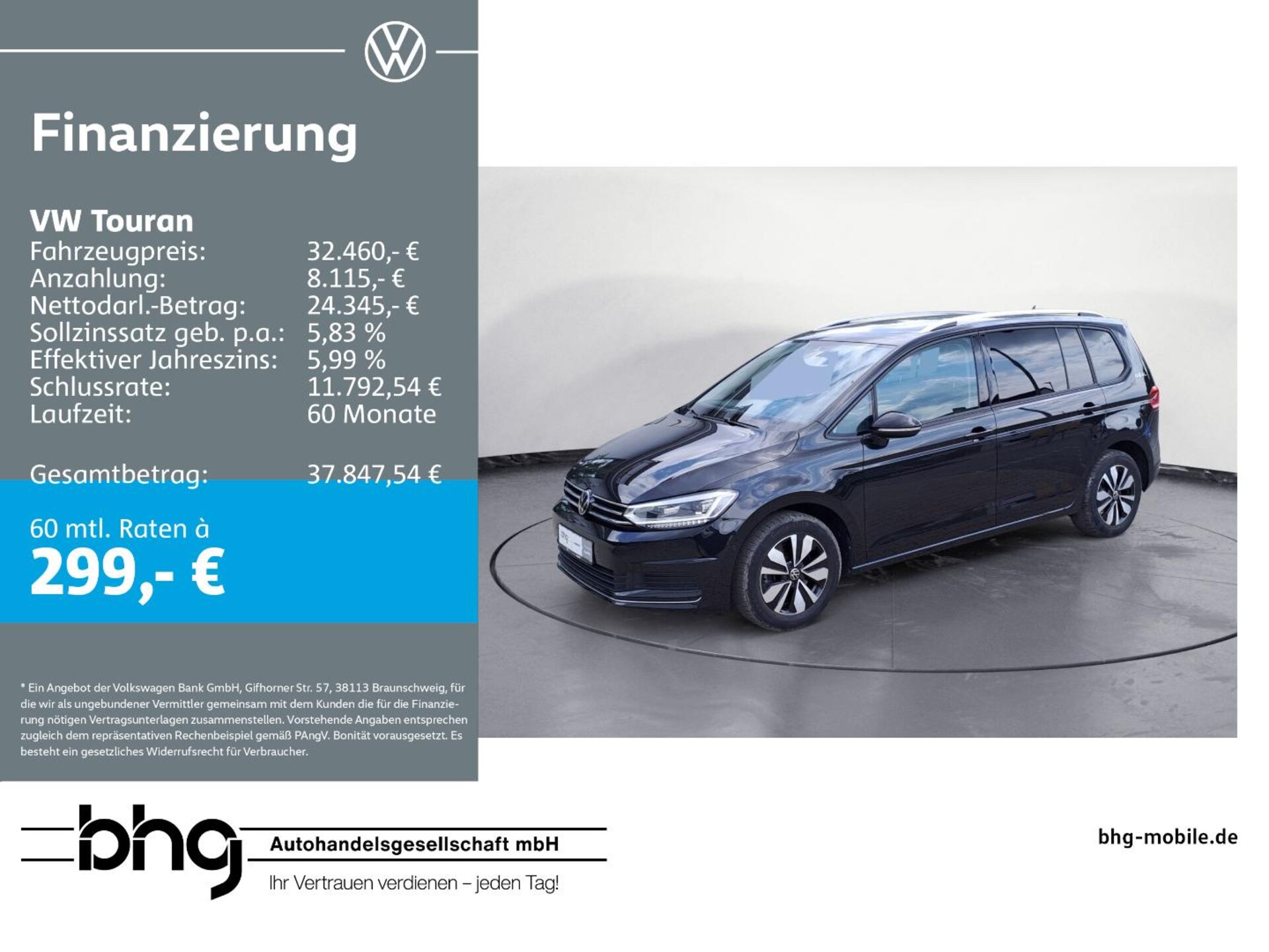 Volkswagen Touran Comfortline