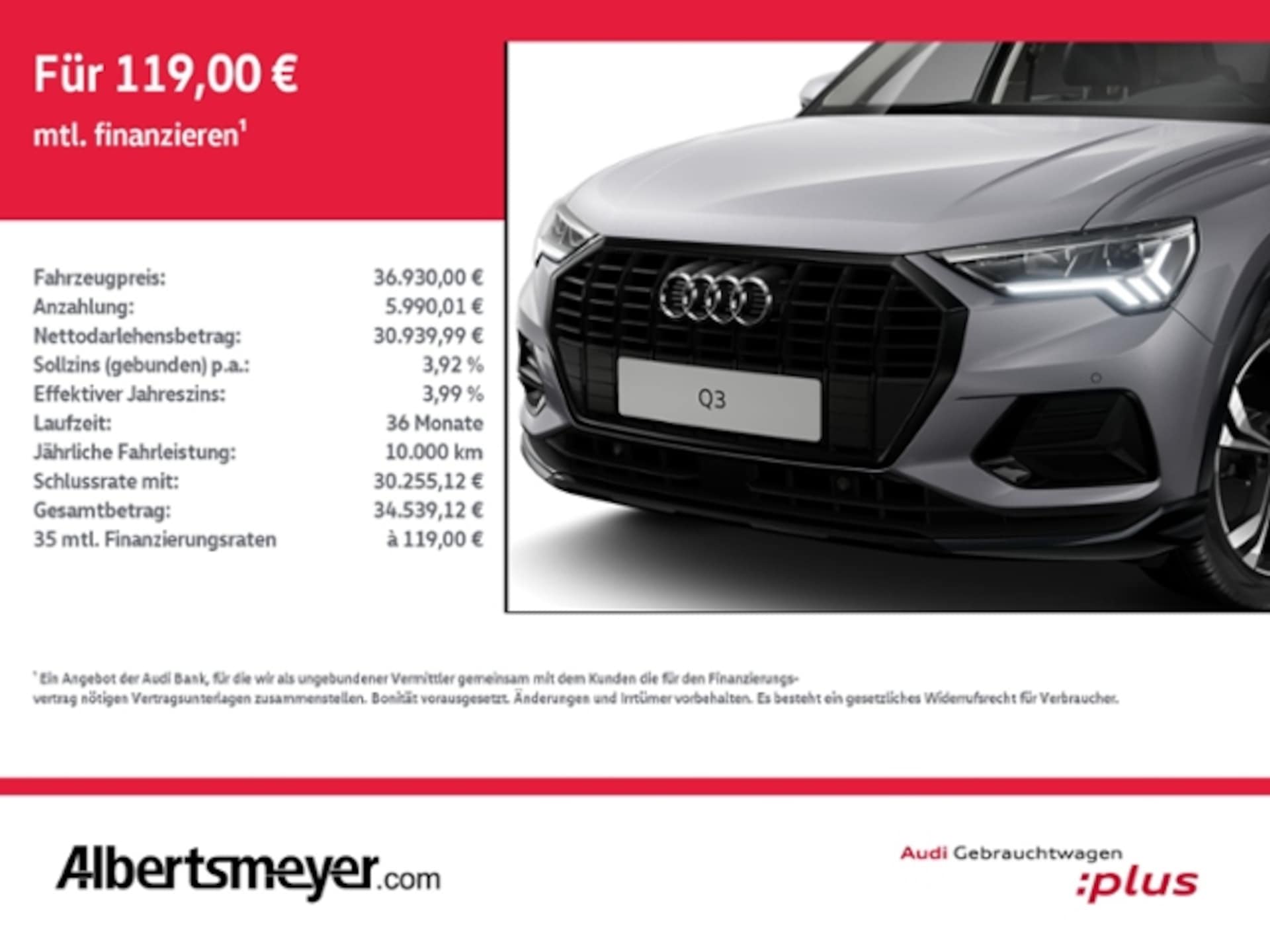 Audi Q3 SUV advanced