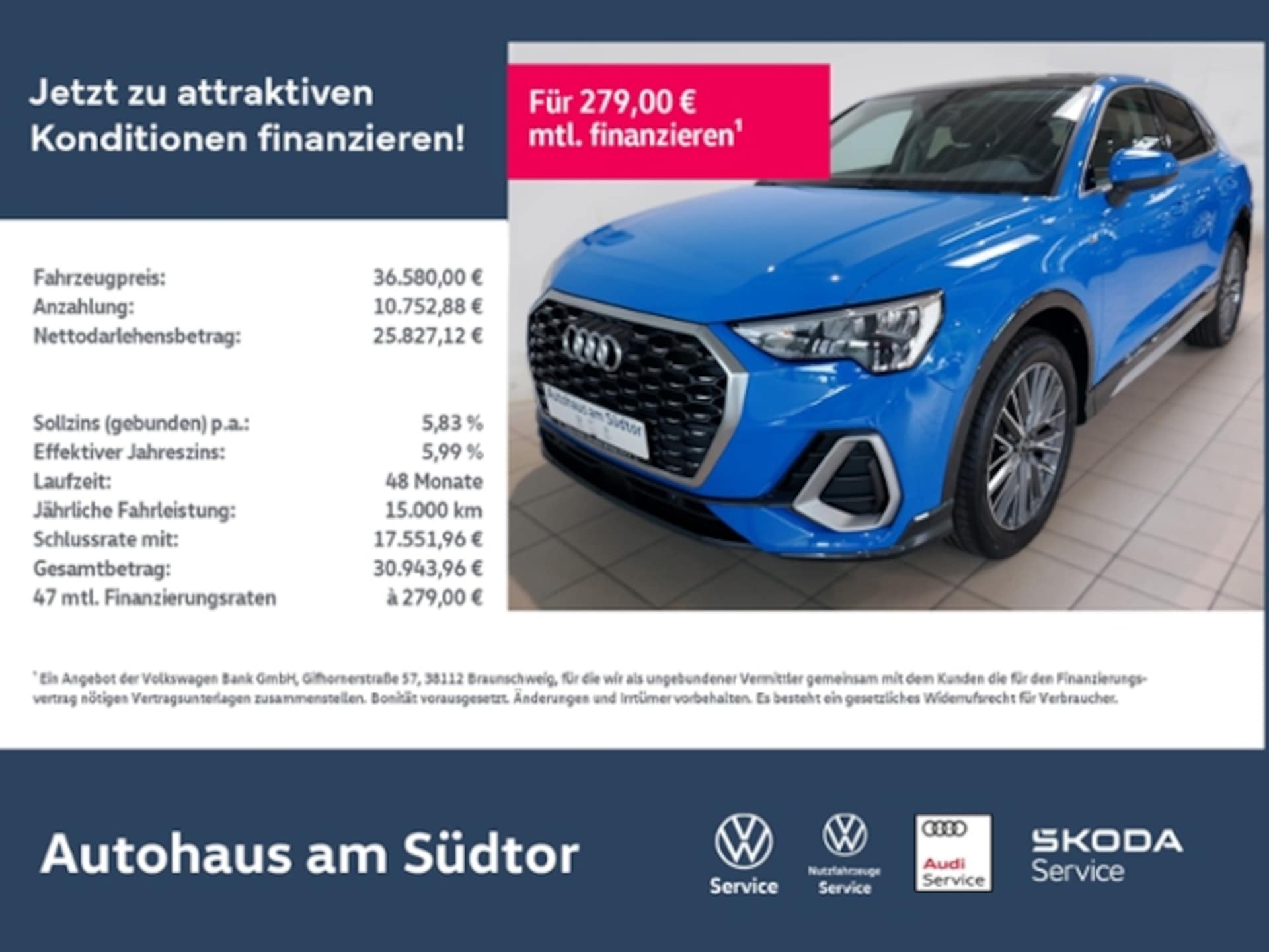 Audi Q3 Sportback S line