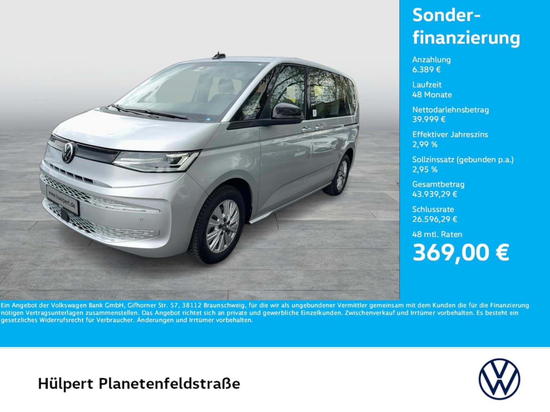 Volkswagen Multivan Basis-Modell