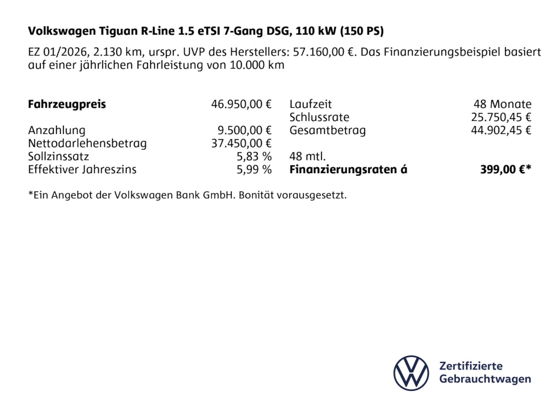 Volkswagen Tiguan R-Line