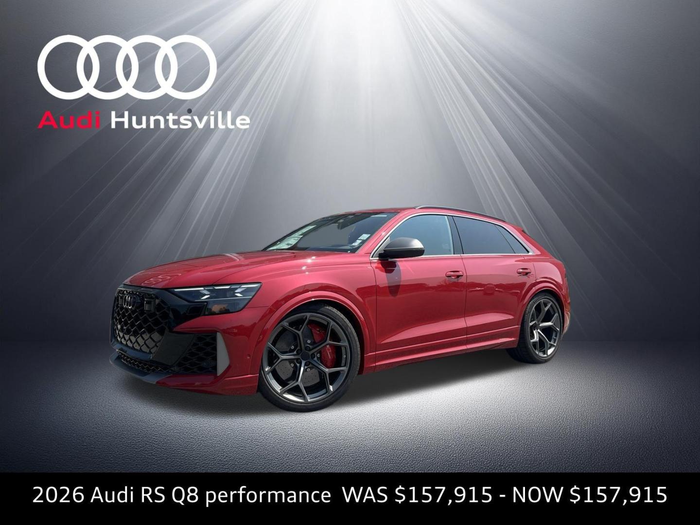 2026 Audi RS Q8 SUV performance