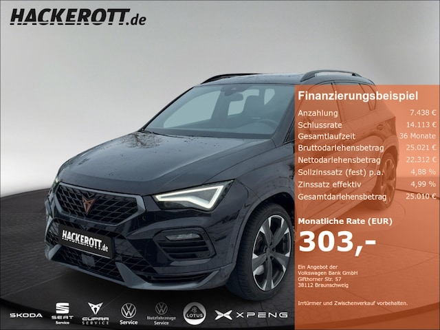 CUPRA Ateca 4Drive 2.0 TSI DSG 360° Kamera ACC AHK Pano eSitze + Memory (GW-B539619)