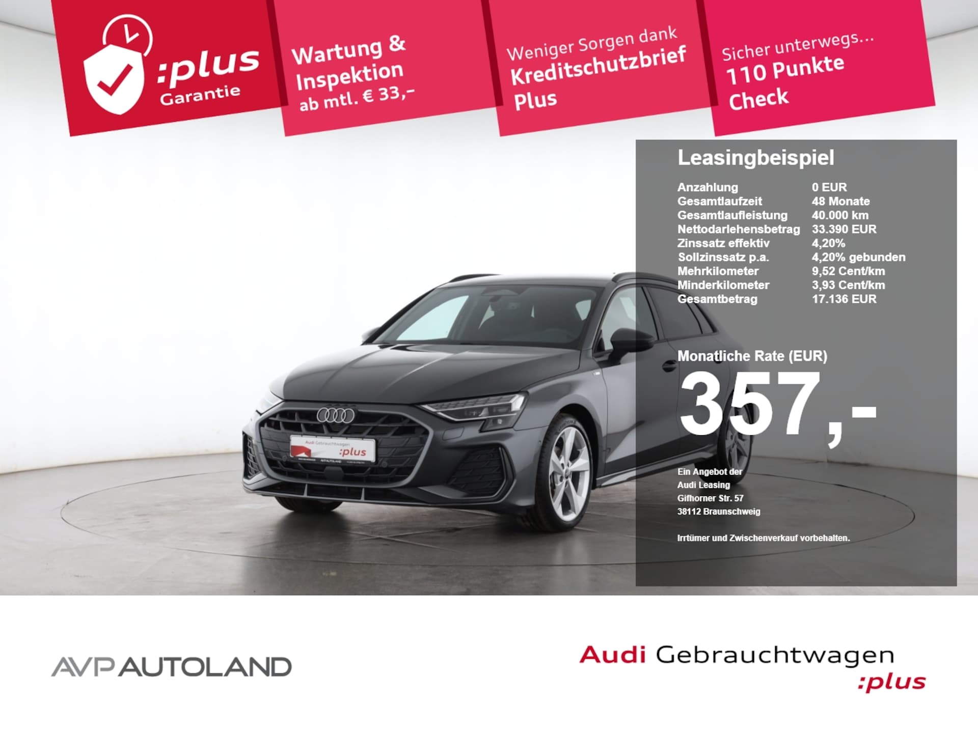 Audi A3 Sportback S line