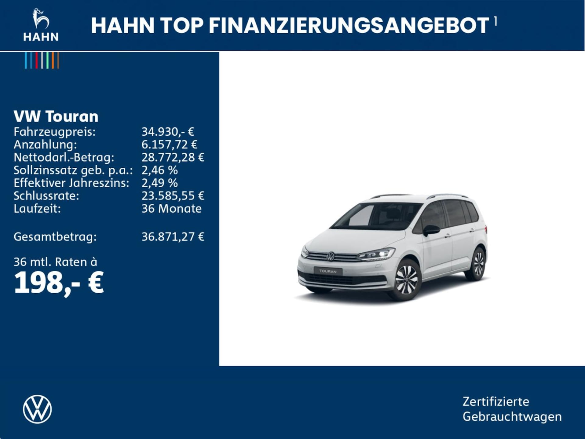 Volkswagen Touran Comfortline