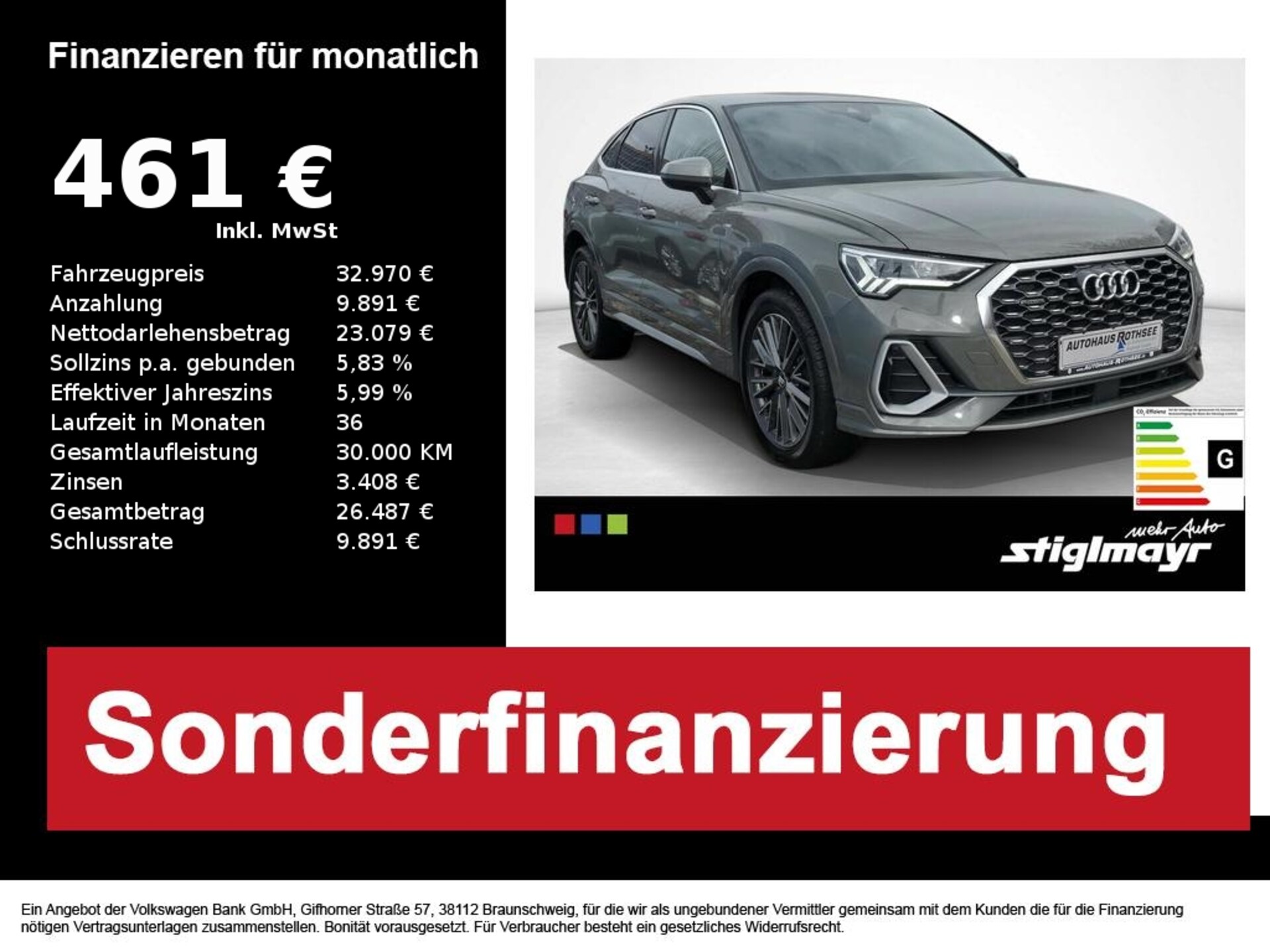 Audi Q3 Sportback S line