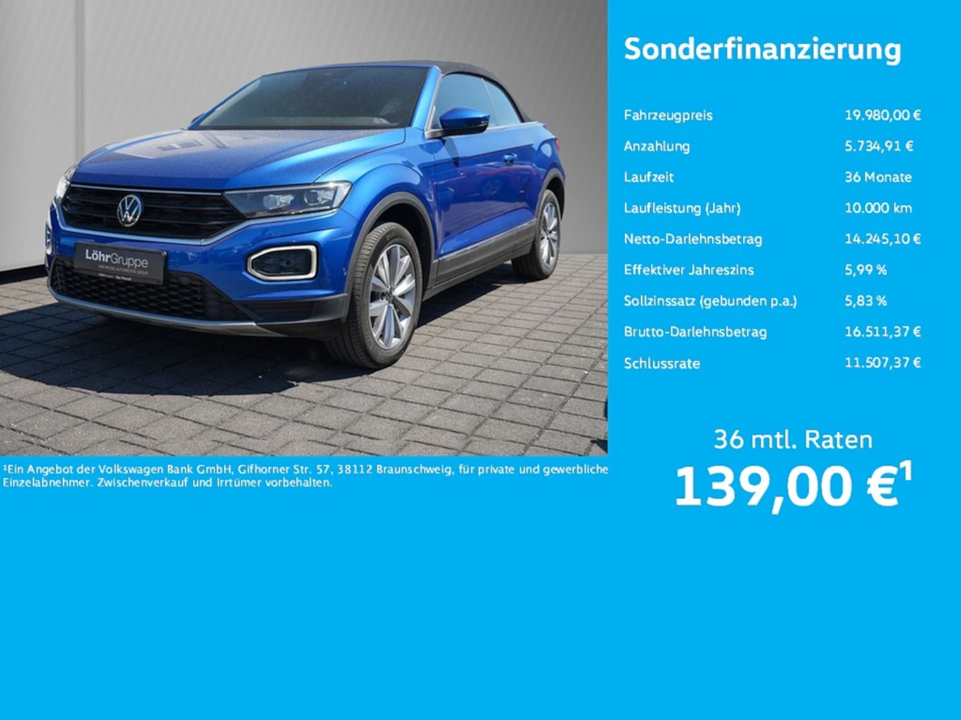 Volkswagen T-Roc Cabriolet Style