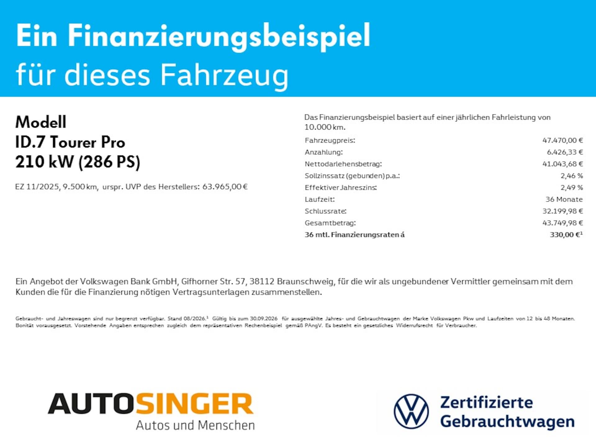 Volkswagen ID.7 Tourer Pro