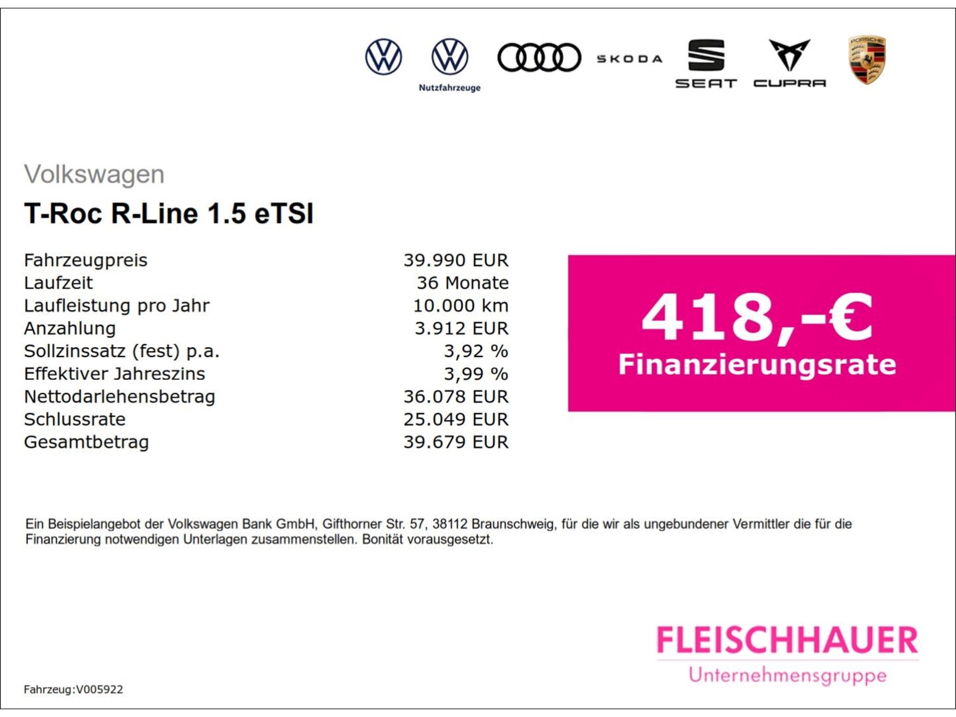 Volkswagen T-Roc R-Line