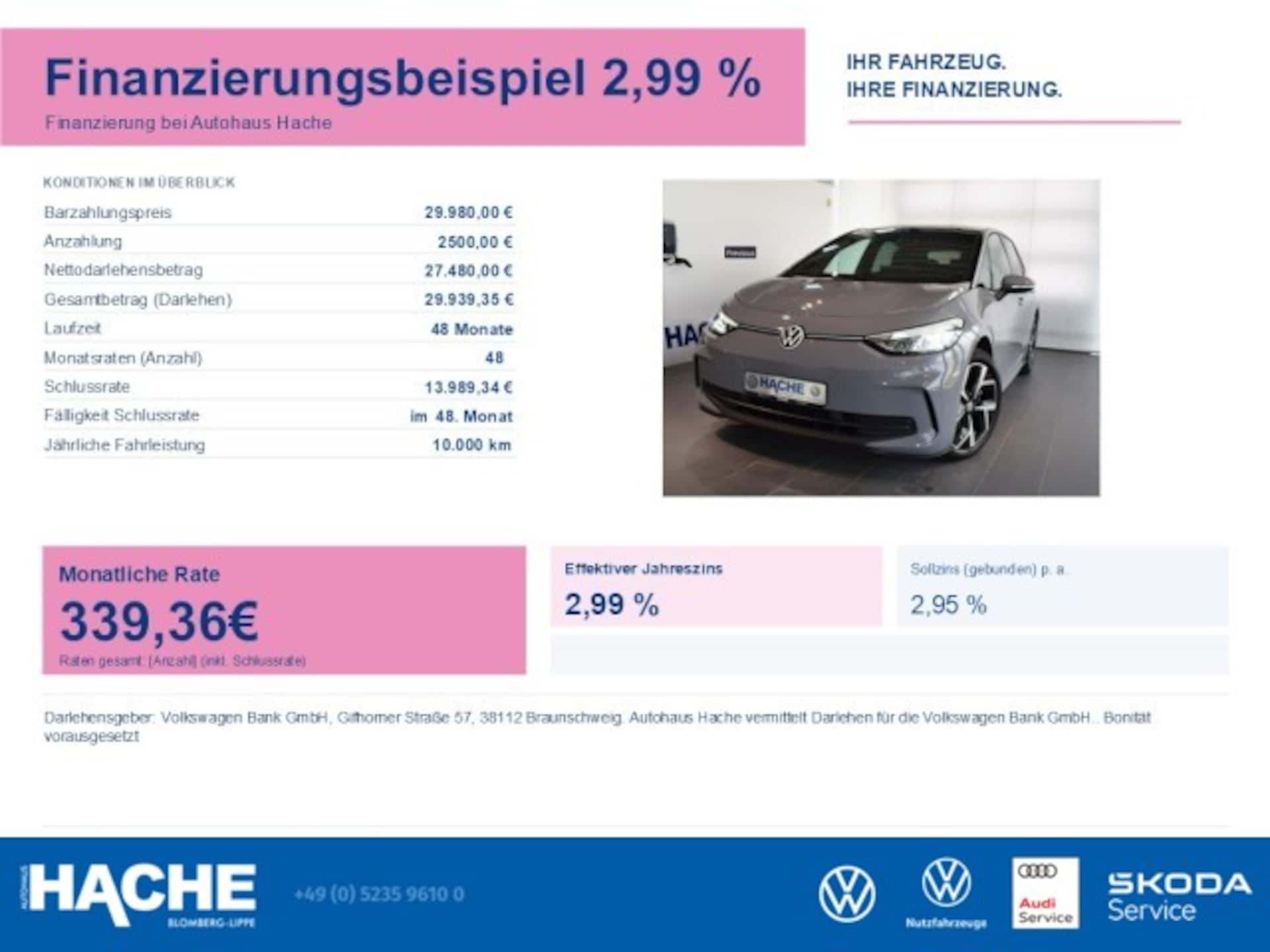 Volkswagen ID.3 — Volkswagen ID.3 ID.3 Pro Move 150kW NAVI SHZ KAMERA Klima Navi