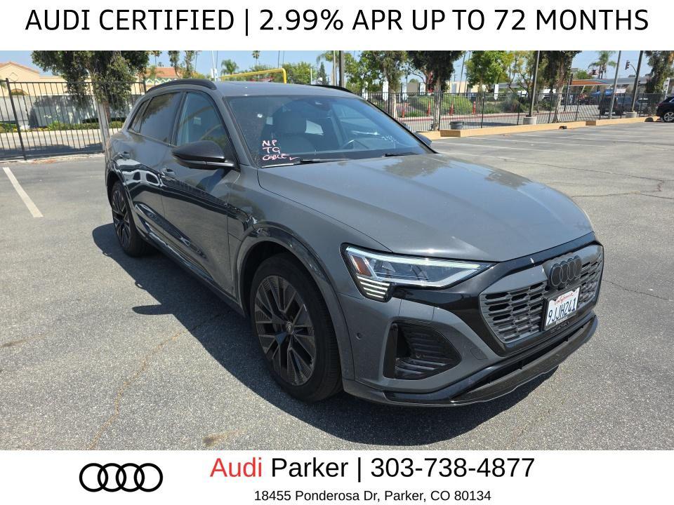 Used 2024 Audi Q8 e-tron Prestige with VIN WA16AAGE4RB025624 for sale in Parker, CO