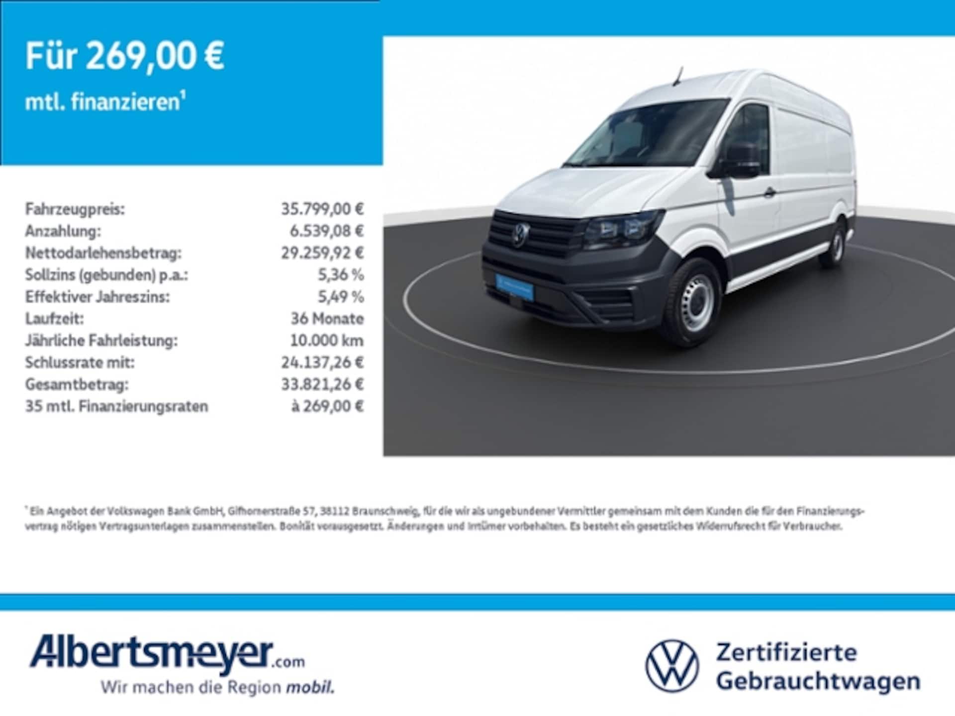Volkswagen Crafter Kasten mittlerer Radstand