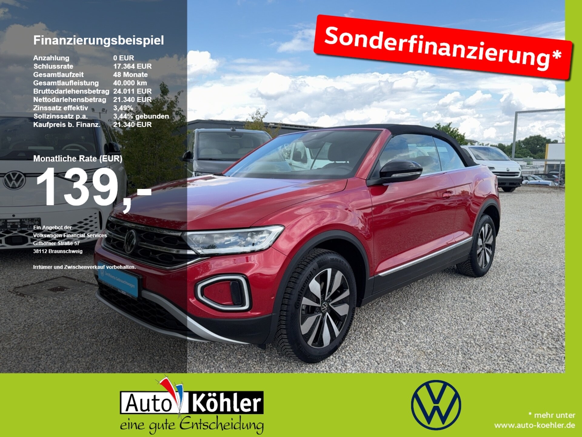 Volkswagen T-Roc Cabriolet Style