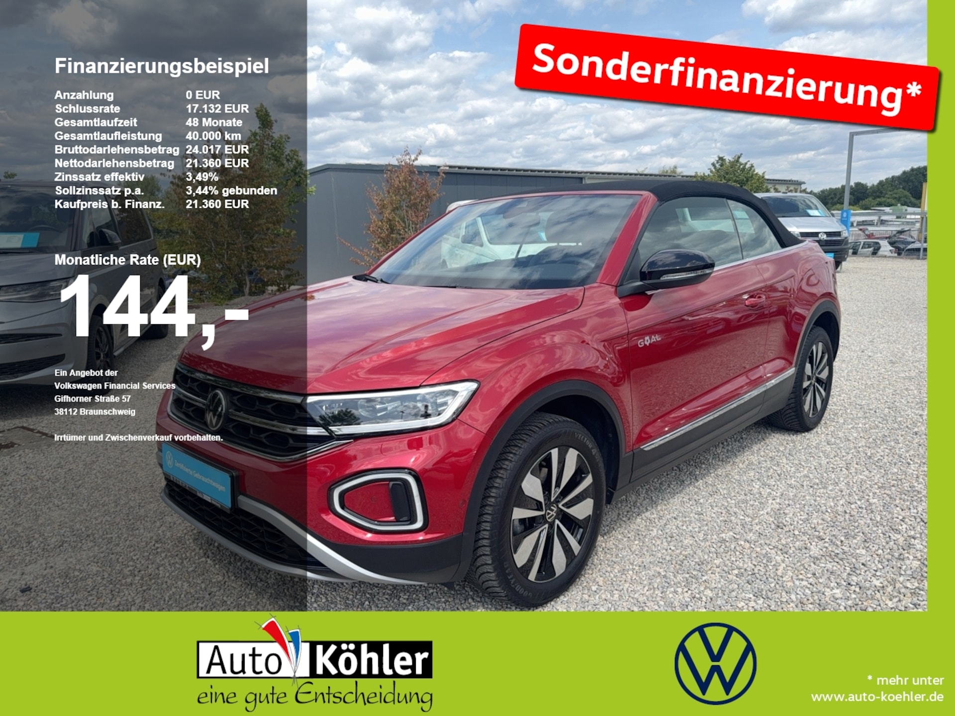 Volkswagen T-Roc Cabriolet Style