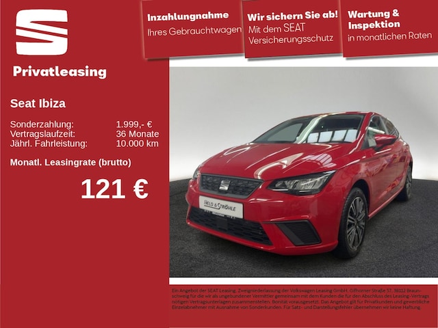 SEAT Ibiza Style Edition 1.0 TSI LED KAM PDC SHZ APP (DKT5039812)
