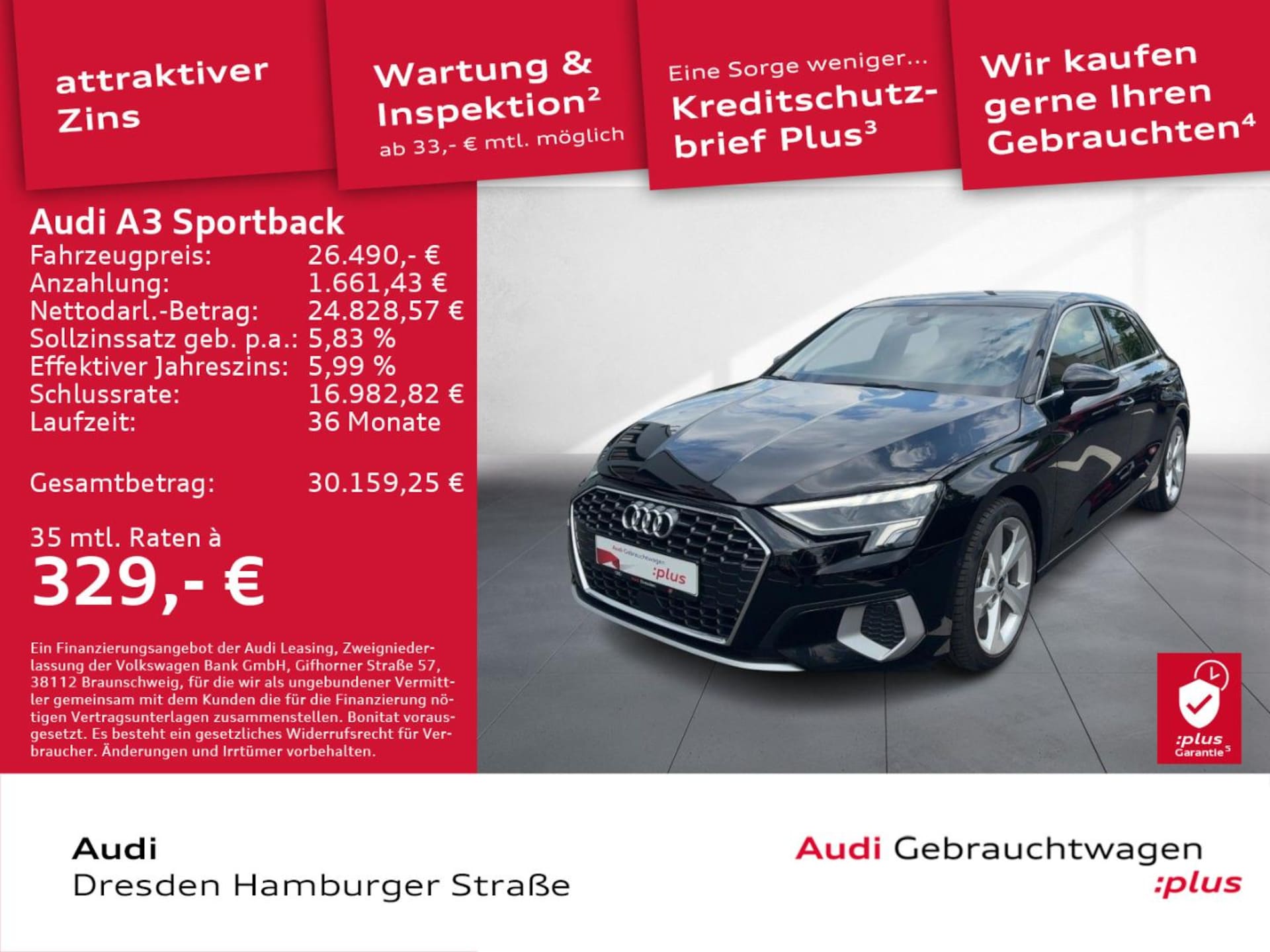 Audi A3 Sportback Advanced