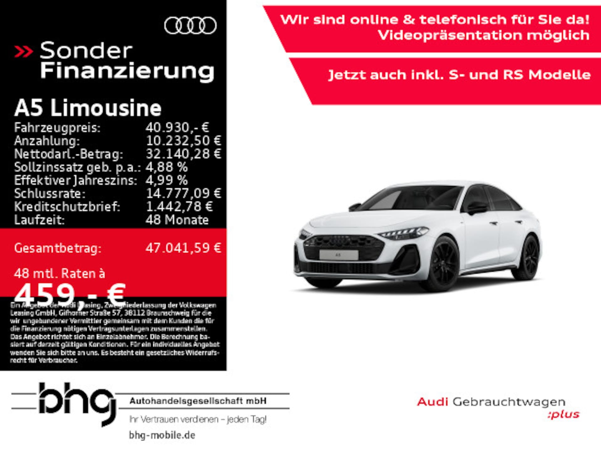 Audi A5 Limousine