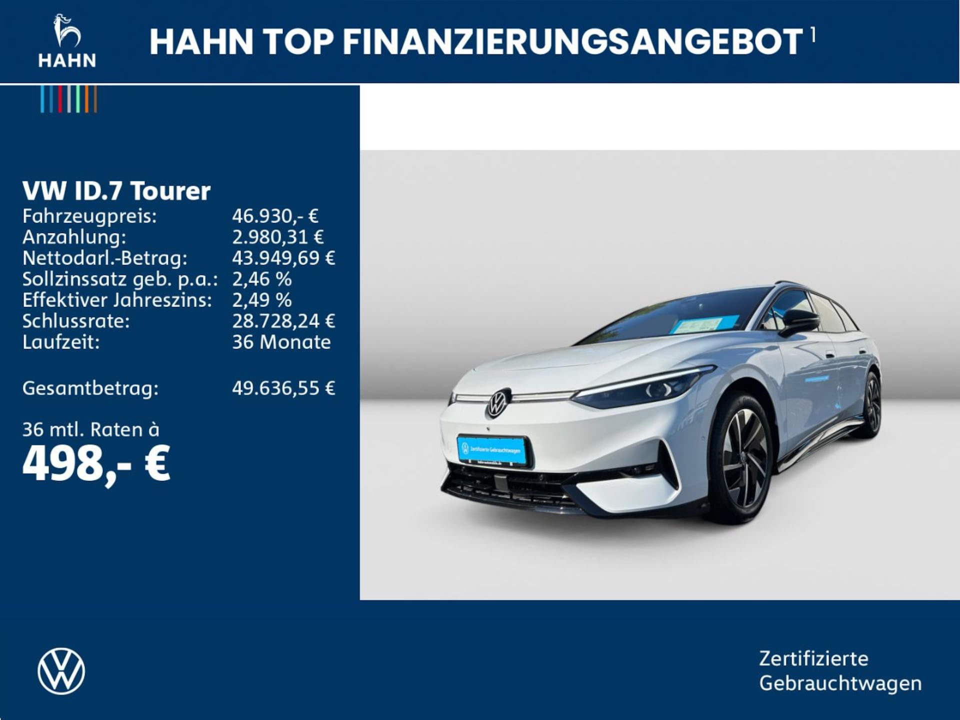 Volkswagen ID.7 Tourer Pro