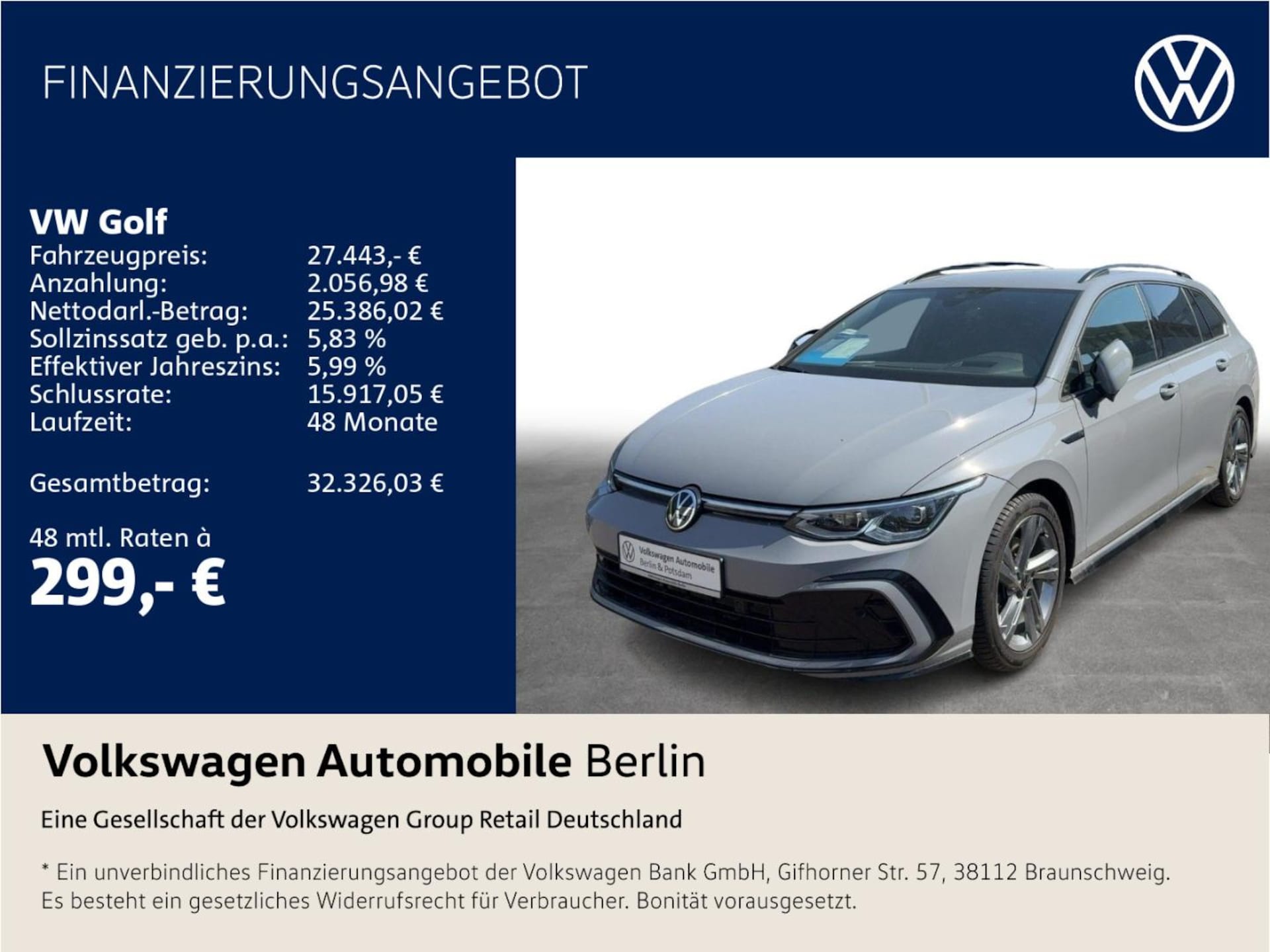 Volkswagen Golf Variant R-Line