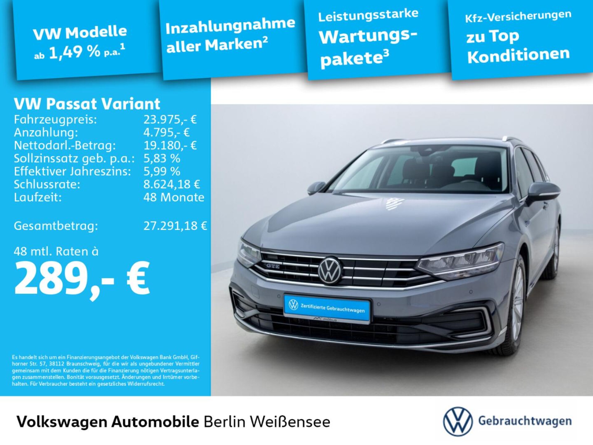 Volkswagen Passat Variant GTE