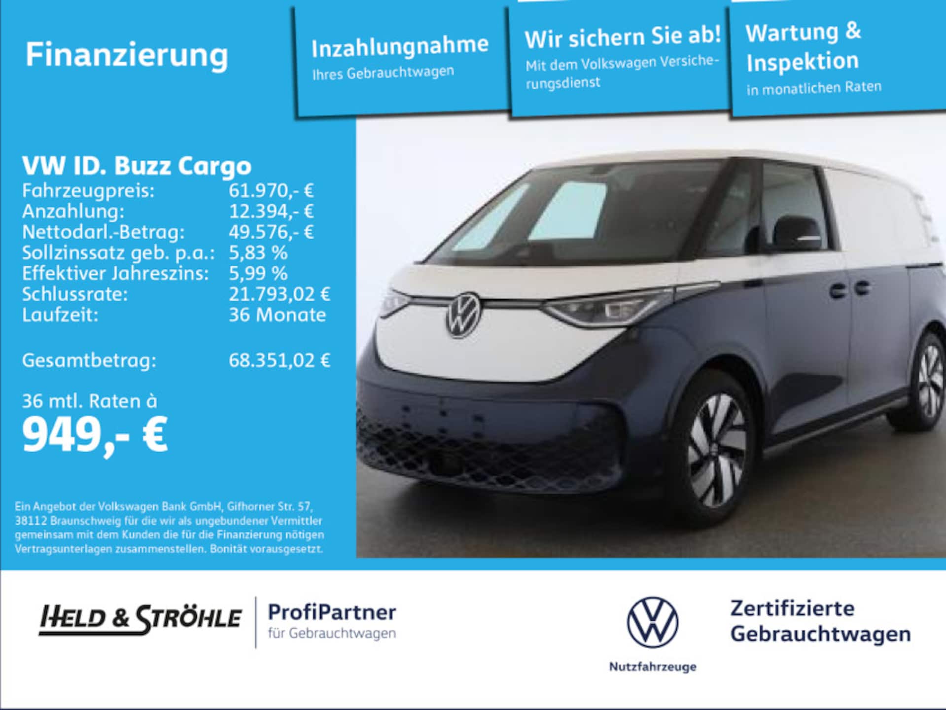 Volkswagen ID. Buzz Cargo Basis-Modell
