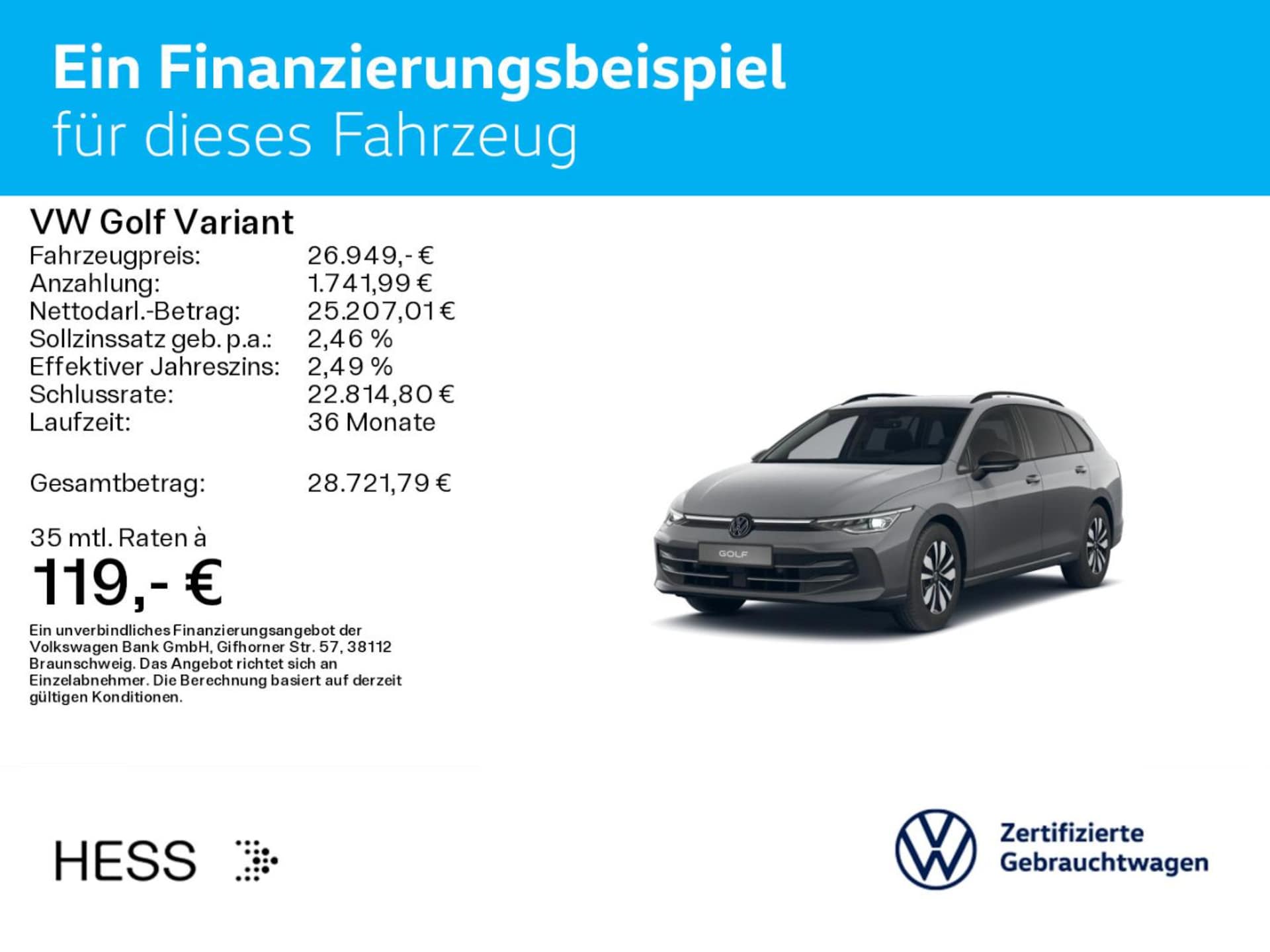 Volkswagen Golf Variant Goal