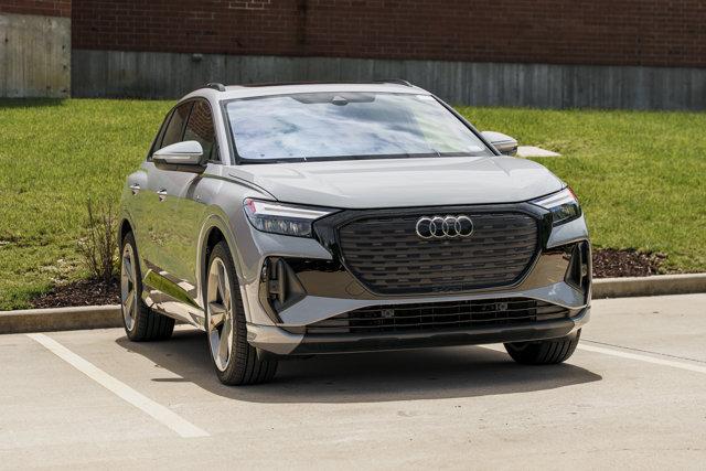 Used 2025 Audi Q4 e-tron Premium Plus with VIN WA1LUBFZXSP038634 for sale in Kirkwood, MO