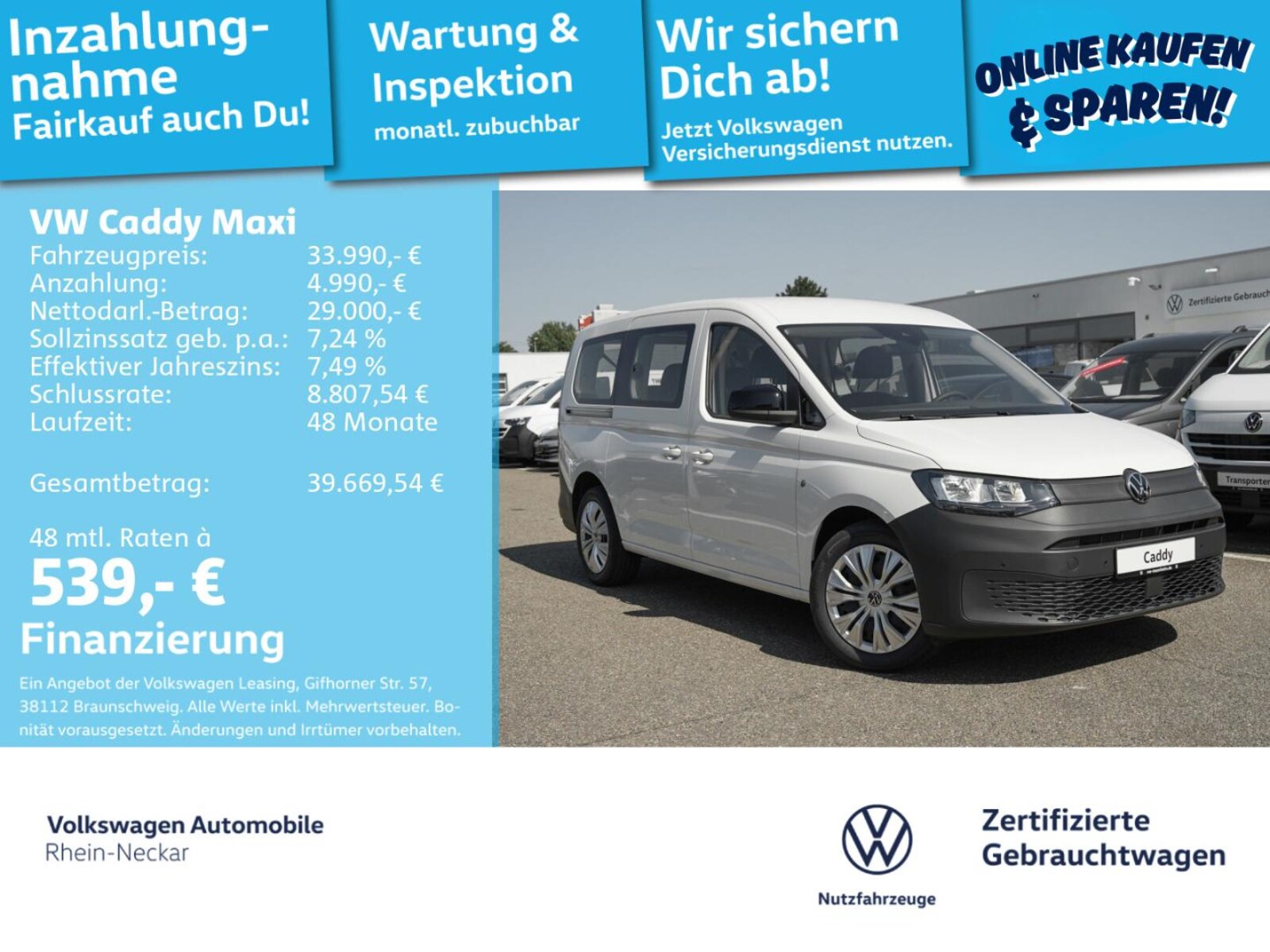 Volkswagen Caddy Maxi – Bild 2