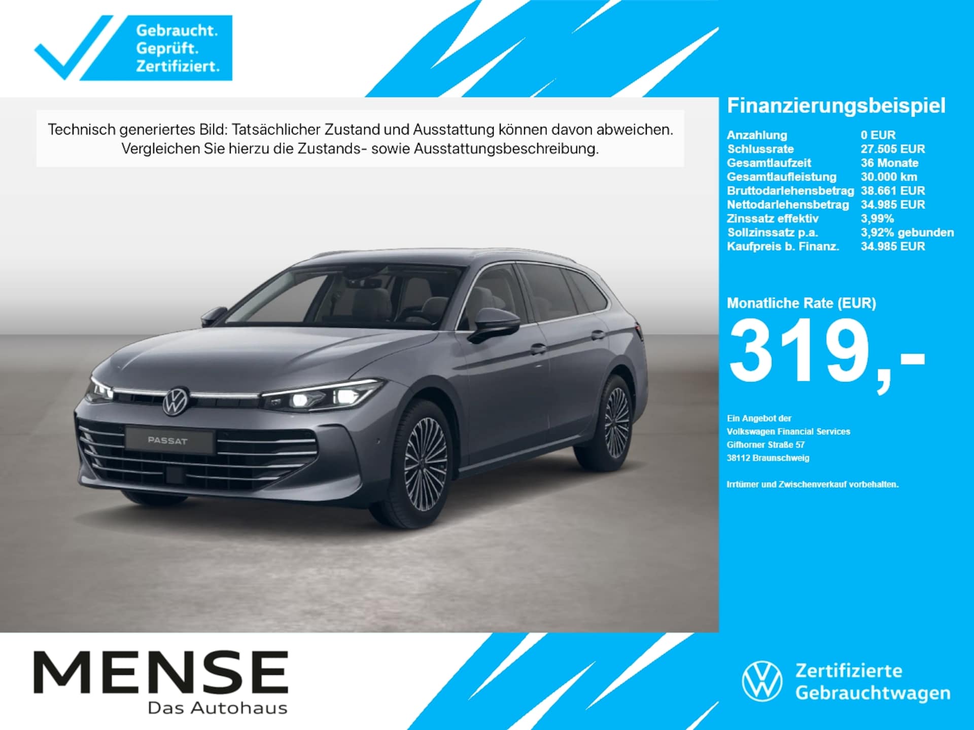 Volkswagen Passat Elegance
