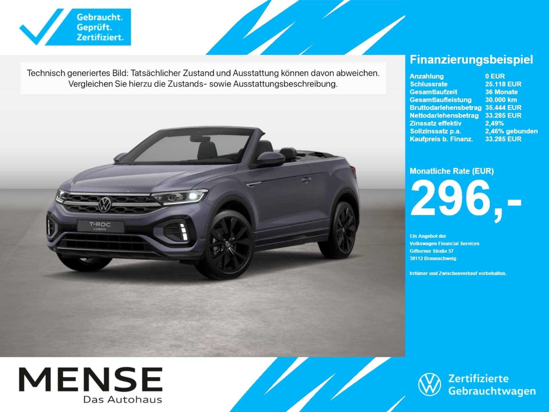 Volkswagen T-Roc Cabriolet R-Line