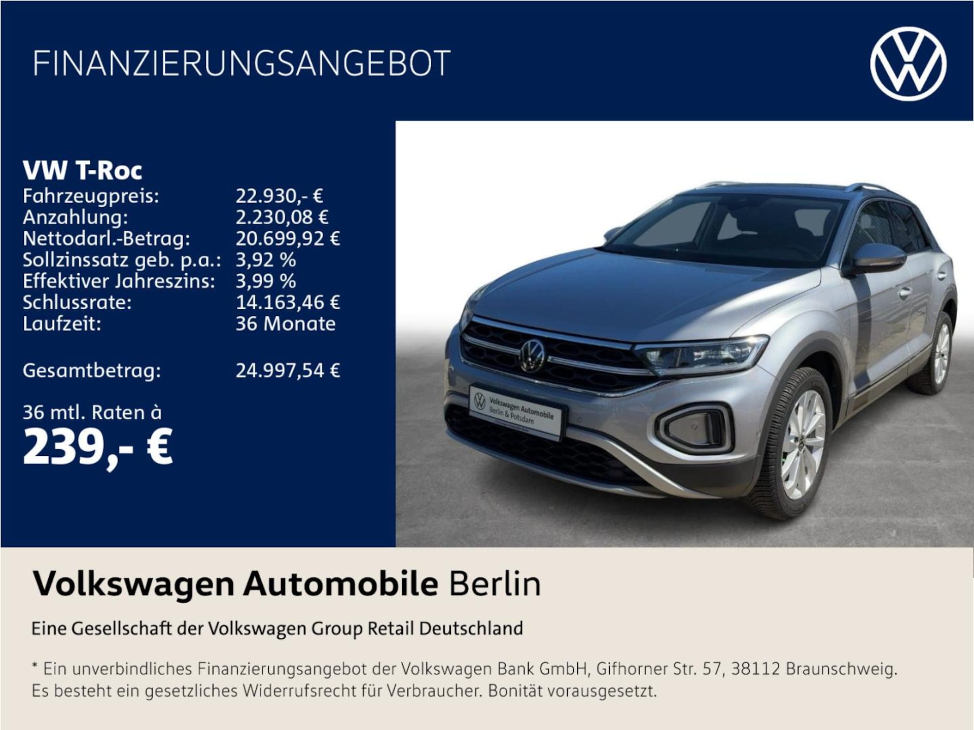 Volkswagen T-Roc Style
