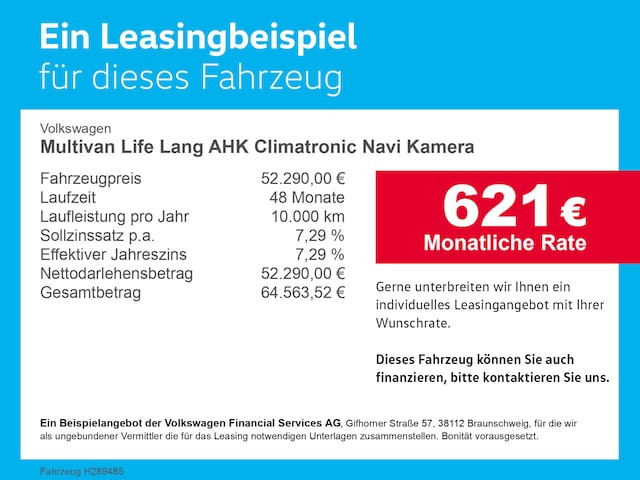 Volkswagen Multivan langversion