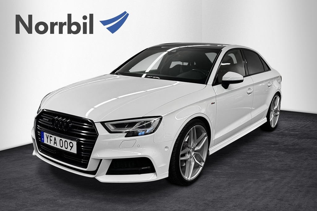 Bild som visar Audi A3 Sedan A3 Sedan 2.0 TDI quattro Sport 150 hk 6-växlad - för mer information kontakta din Audi Partner