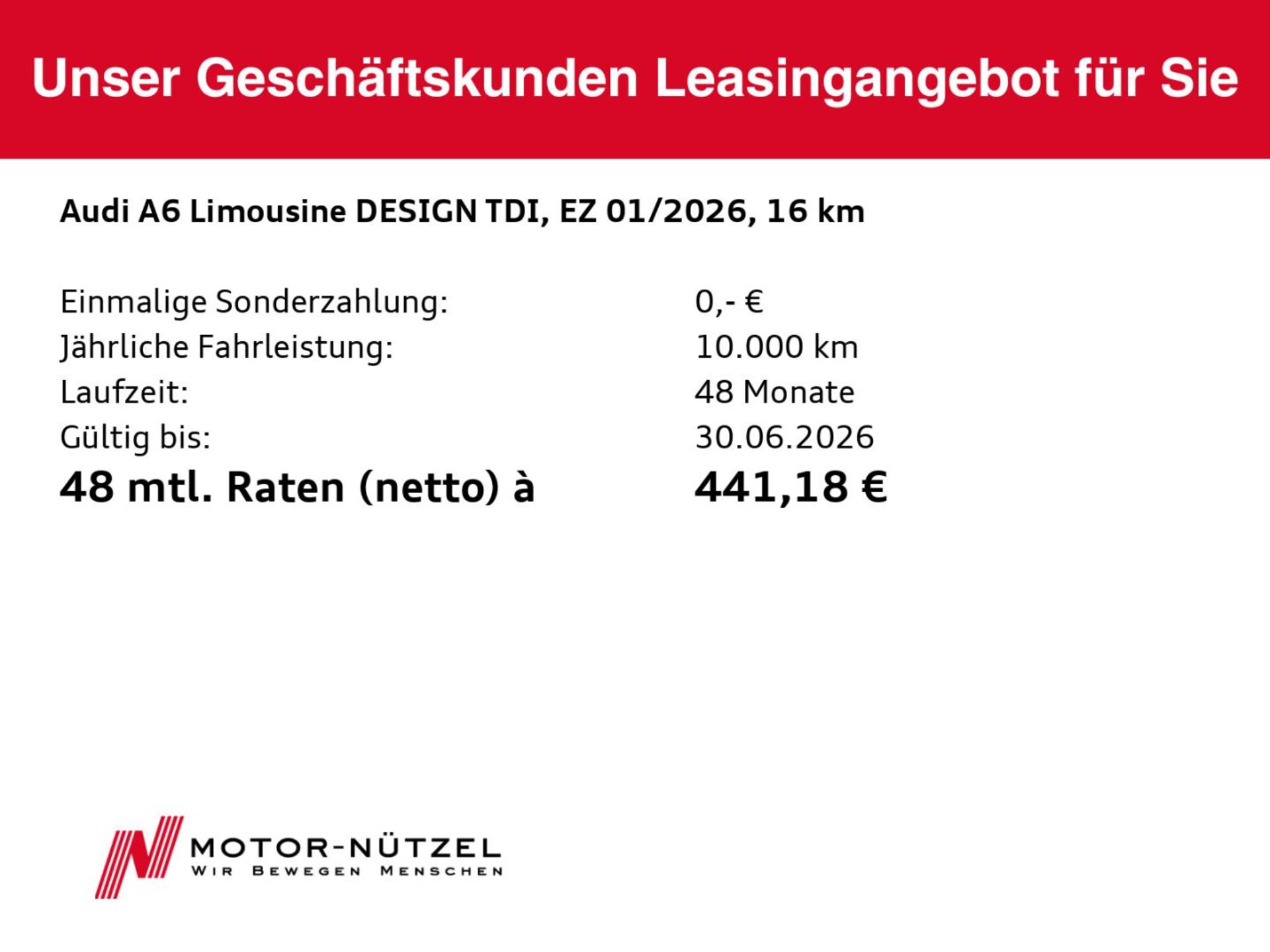 Audi A6 Limousine