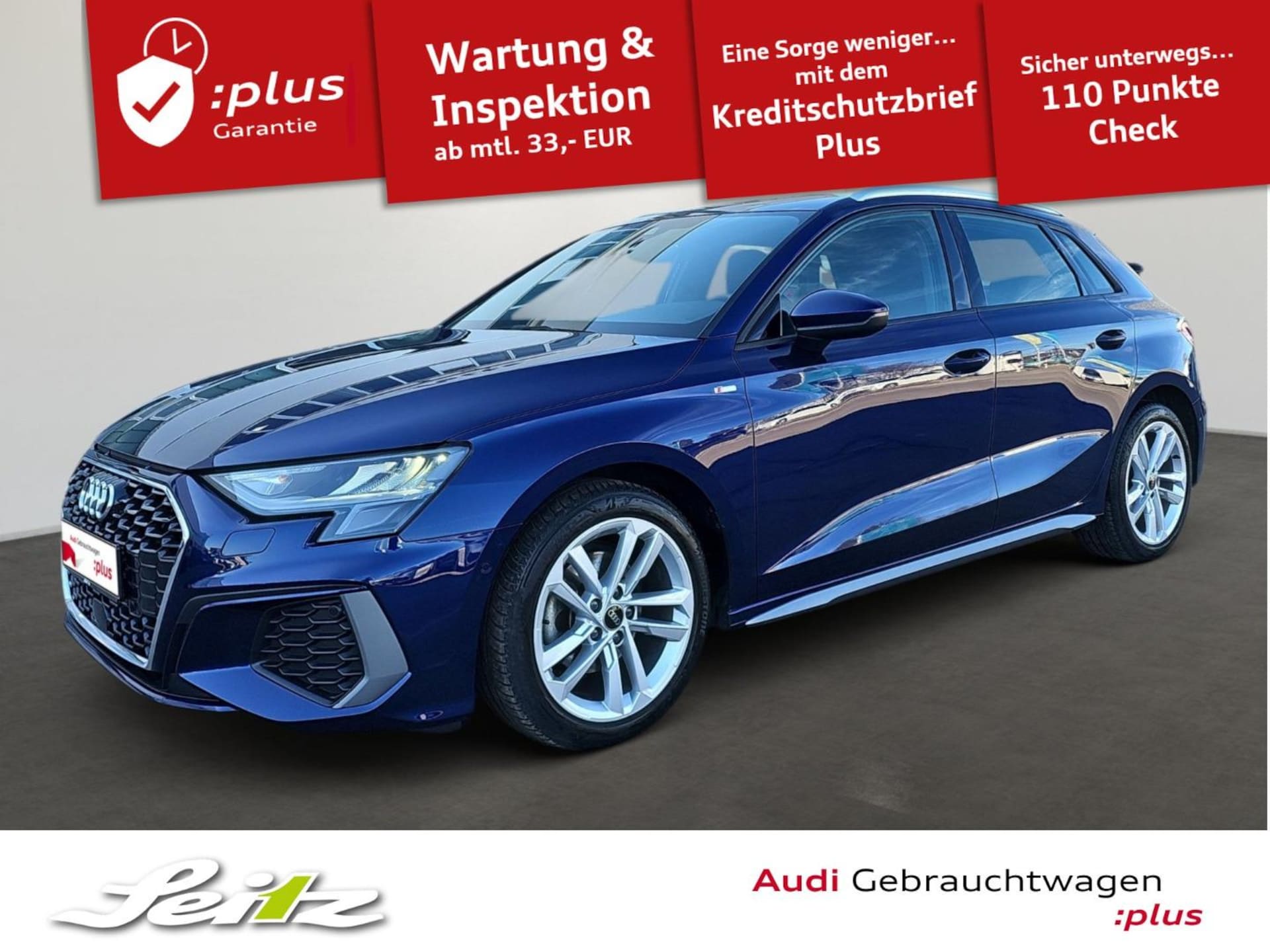 Audi A3 Sportback 2023 — S line 35 TDI 110 kW (150 PS) S tronic 35 TDI *LED*KAMERA*NAVI*