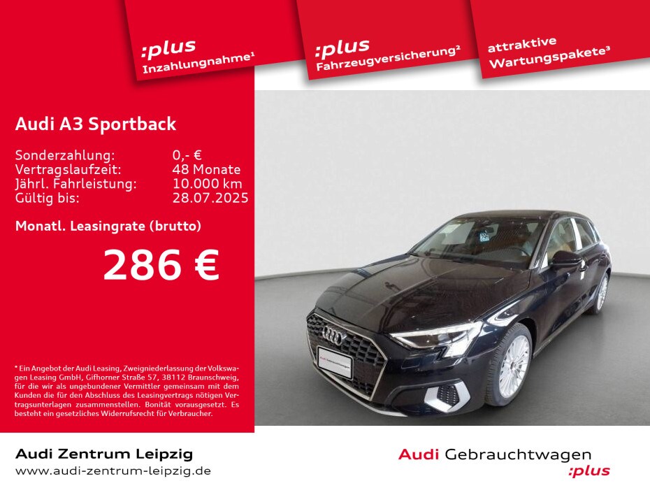Image about Audi A3 Sportback advanced 35 TFSI Schaltgetriebe