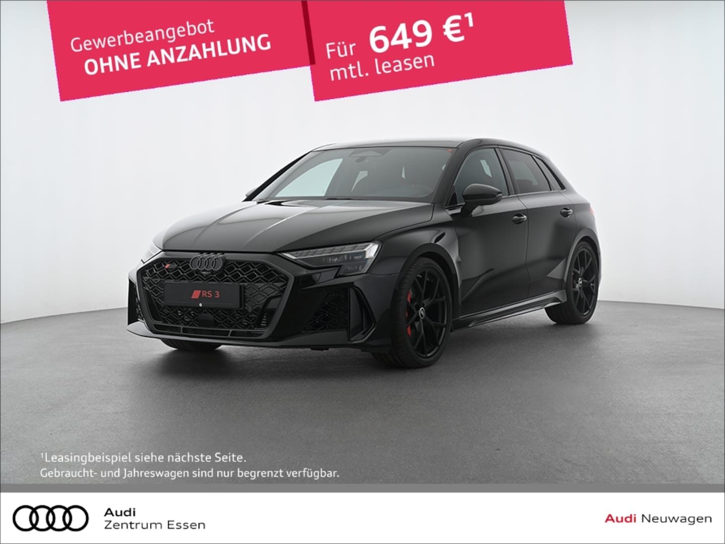 Bild über Audi RS 3 Sportback TFSI quattro 294 kW S tronic - für weitere Informationen kontaktieren Sie den Audi Partner
