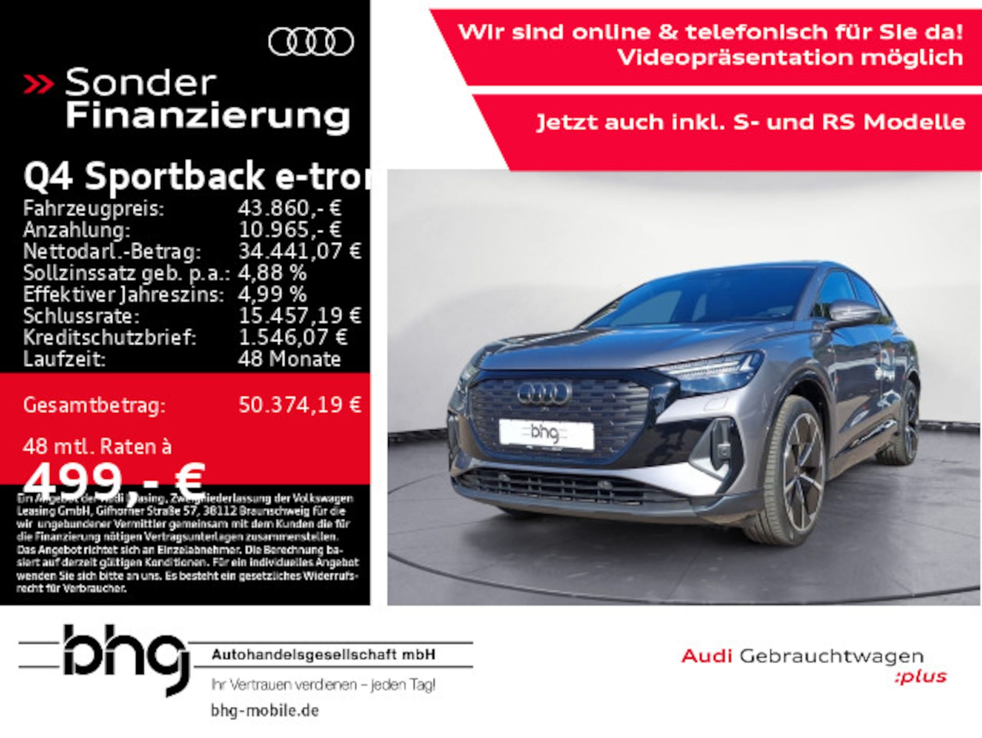 Audi Q4 Sportback e-tron