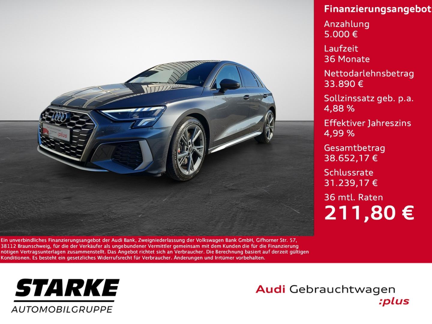 Image about Audi S3 Sportback TFSI quattro S tronic