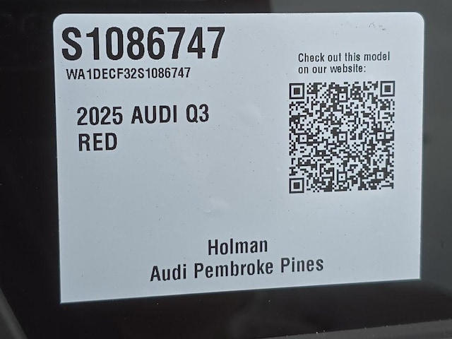 2025 Audi Q3 S Line Premium - Photo 27