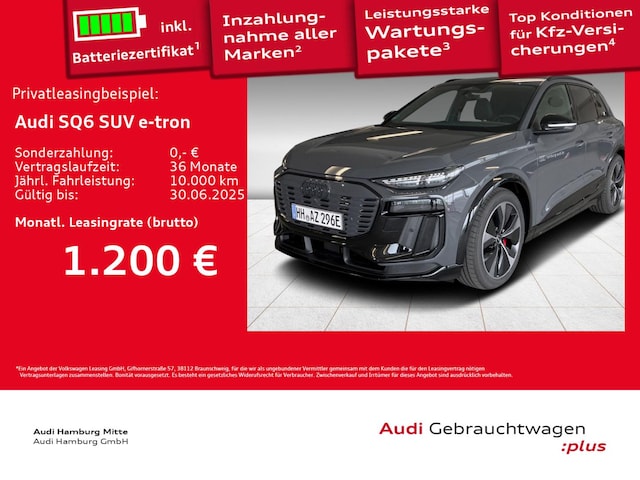 Audi SQ6 SUV e-tron