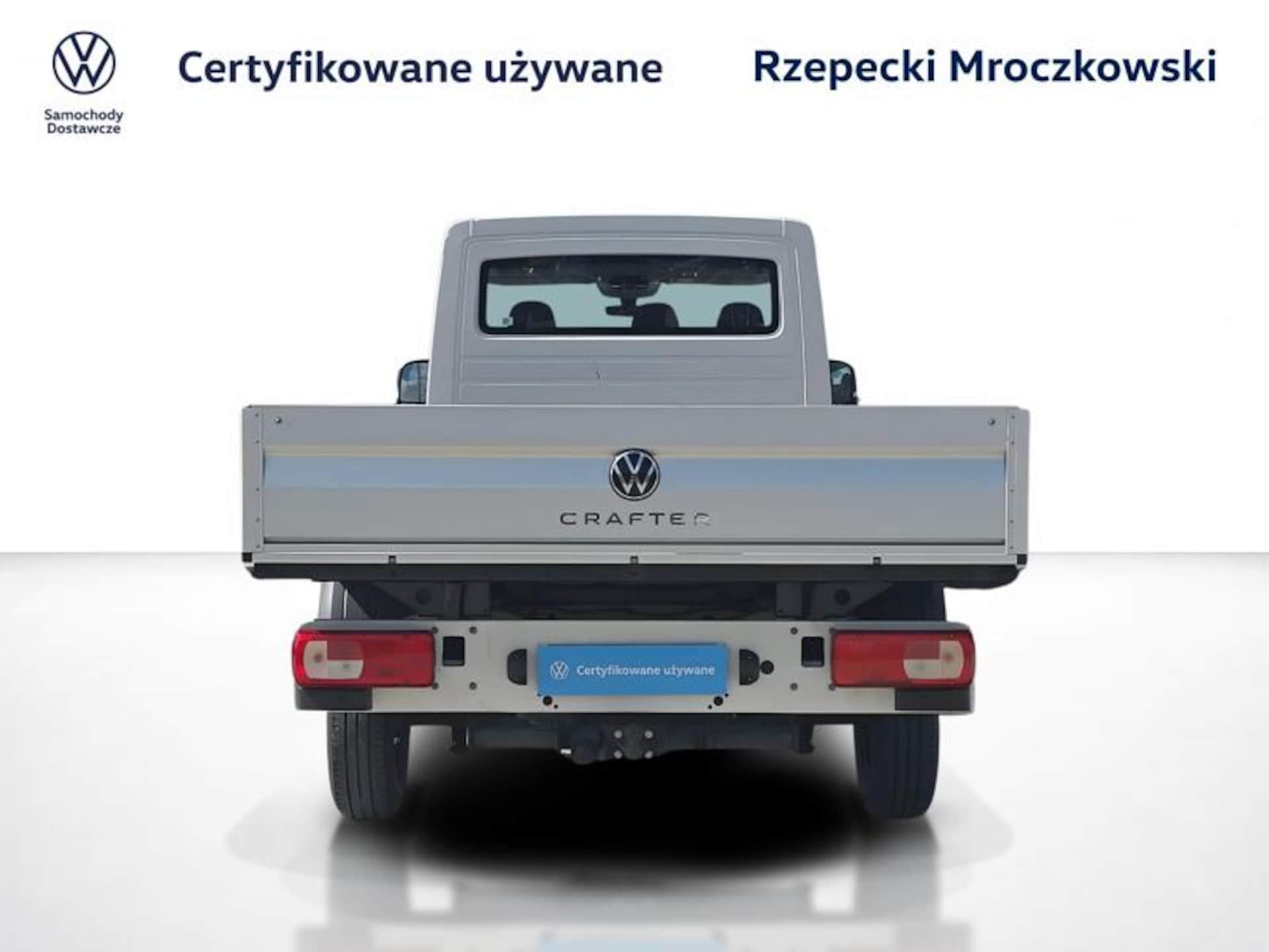 Volkswagen Crafter z pojedyńczą kabiną z długim rozstawem osi