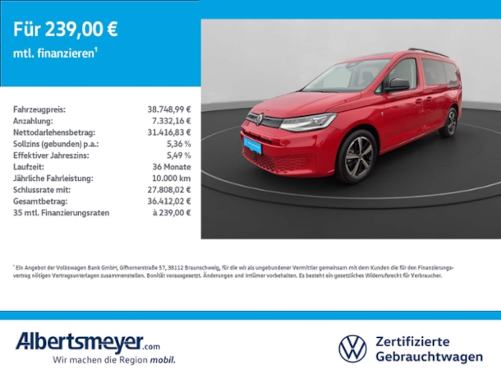Volkswagen Caddy Maxi Basis-Modell